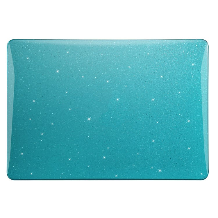 For MacBook Pro 13 inch (2020) A2251 A2289 PC Case Starry Sky Front and Back Laptop Shell Cover - Cyan