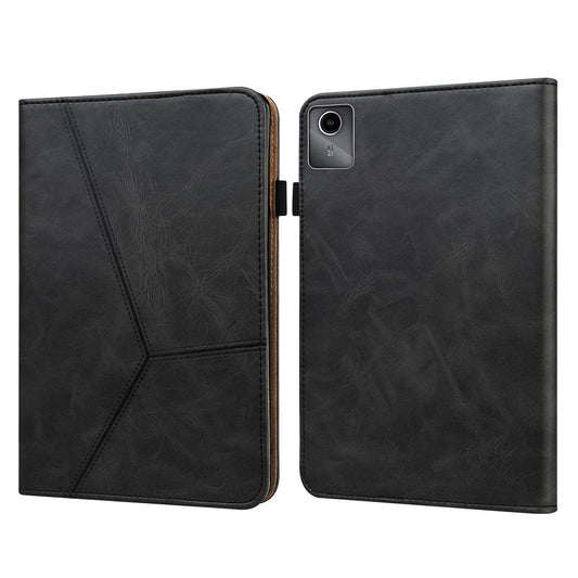 For Lenovo Tab M11 / Xiaoxin Pad 11 2024 Case PU Leather Card Holder Protective Stand Cover - Black