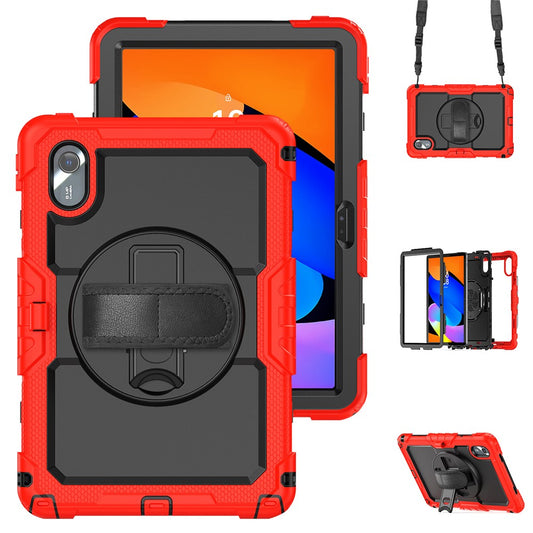 For Lenovo Xiaoxin Pad 11 2025 / 2024 / Idea Tab / K11 Gen 2 / M11 / K11 LTE (2024) Case PC+Silicone Tablet Cover - Black+Red