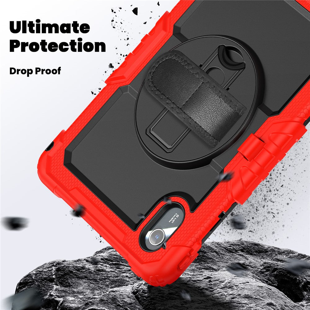 For Lenovo Xiaoxin Pad 11 2025 / 2024 / Idea Tab / K11 Gen 2 / M11 / K11 LTE (2024) Case PC+Silicone Tablet Cover - Black+Red