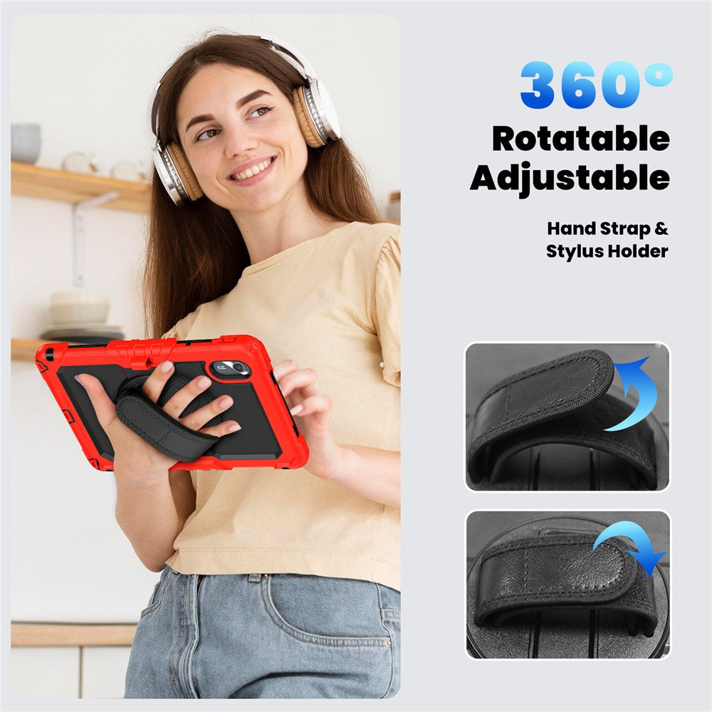 For Lenovo Xiaoxin Pad 11 2025 / 2024 / Idea Tab / K11 Gen 2 / M11 / K11 LTE (2024) Case PC+Silicone Tablet Cover - Black+Red