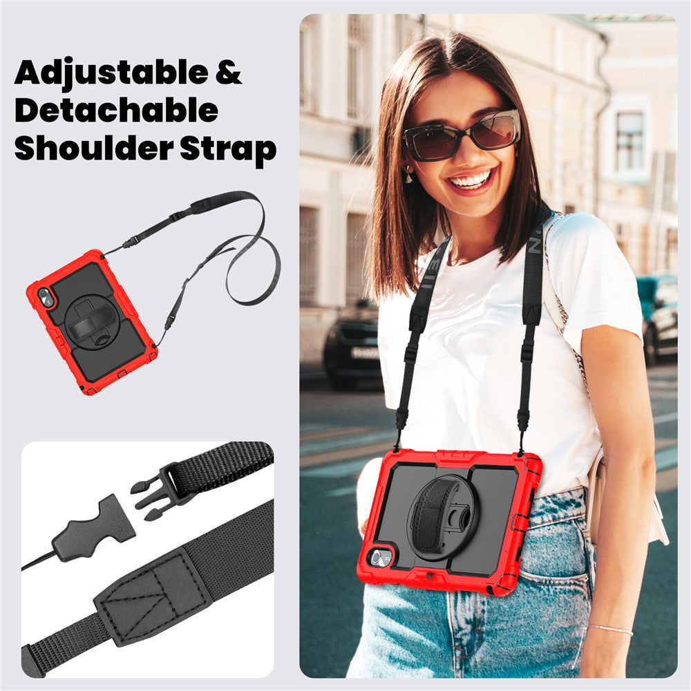For Lenovo Xiaoxin Pad 11 2025 / 2024 / Idea Tab / K11 Gen 2 / M11 / K11 LTE (2024) Case PC+Silicone Tablet Cover - Black+Red