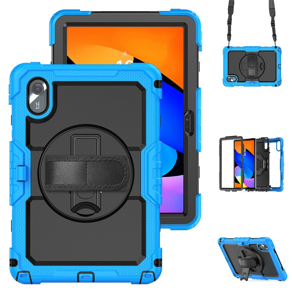For Lenovo Xiaoxin Pad 11 2025 / 2024 / Idea Tab / K11 Gen 2 / M11 / K11 LTE (2024) Case PC+Silicone Tablet Cover - Black+Blue