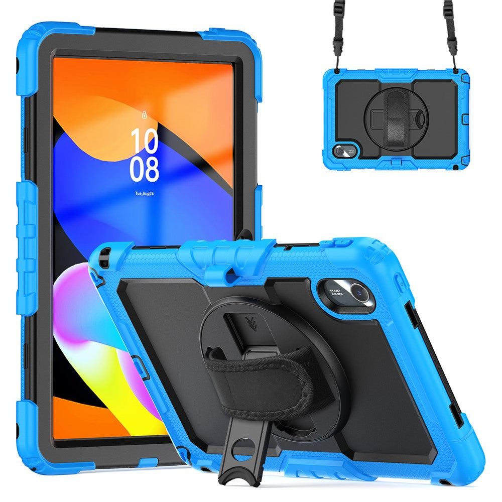 For Lenovo Xiaoxin Pad 11 2025 / 2024 / Idea Tab / K11 Gen 2 / M11 / K11 LTE (2024) Case PC+Silicone Tablet Cover - Black+Blue