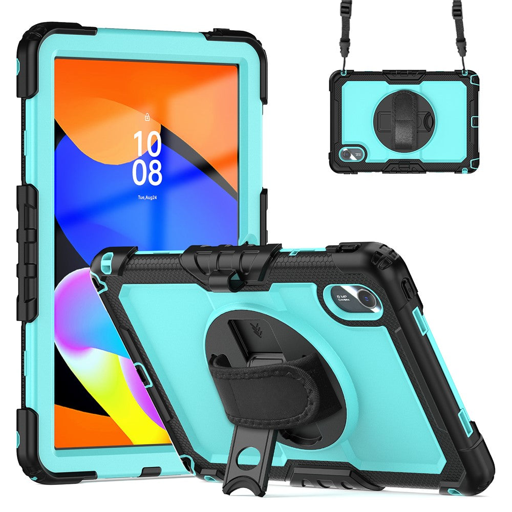 For Lenovo Xiaoxin Pad 11 2025 / 2024 / Idea Tab / K11 Gen 2 / M11 / K11 LTE (2024) Case PC+Silicone Tablet Cover - Light Blue+Black