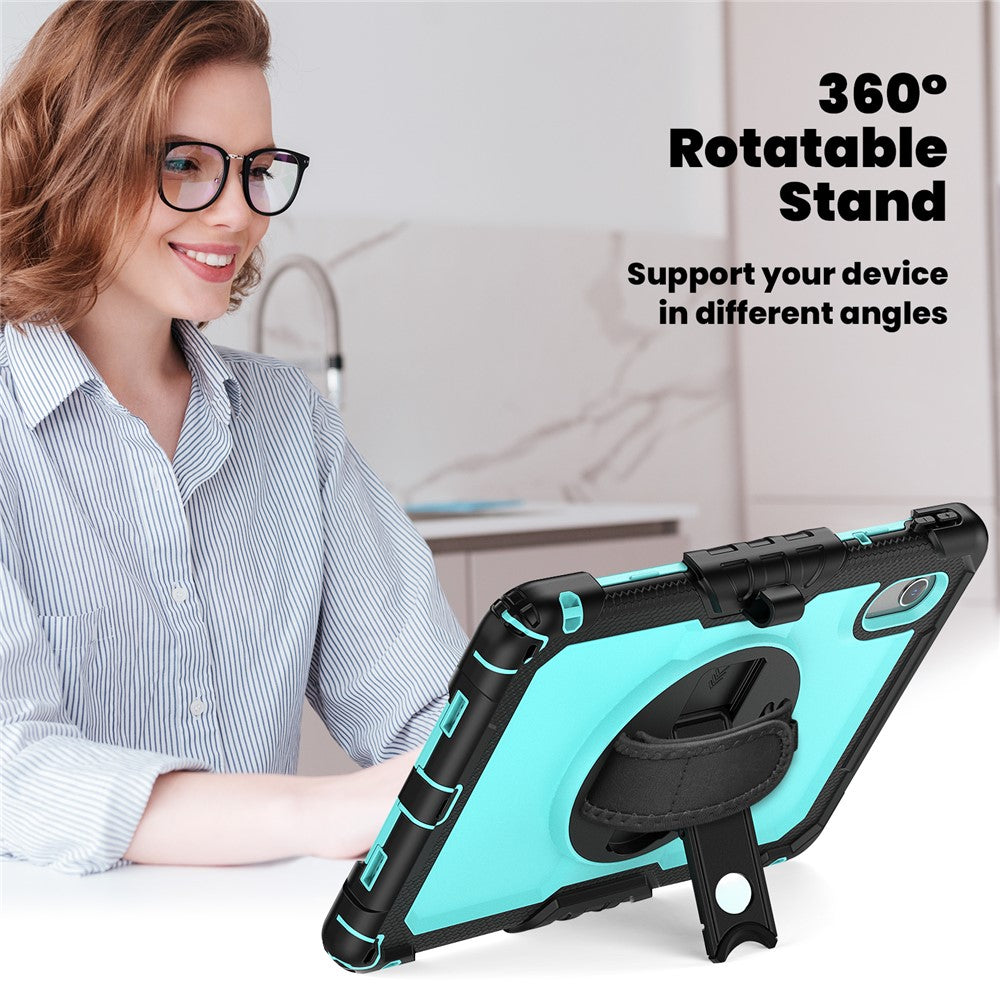 For Lenovo Xiaoxin Pad 11 2025 / 2024 / Idea Tab / K11 Gen 2 / M11 / K11 LTE (2024) Case PC+Silicone Tablet Cover - Light Blue+Black