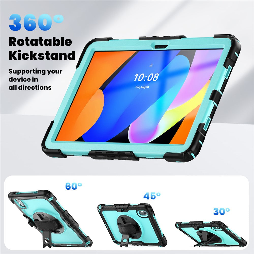 For Lenovo Xiaoxin Pad 11 2025 / 2024 / Idea Tab / K11 Gen 2 / M11 / K11 LTE (2024) Case PC+Silicone Tablet Cover - Light Blue+Black