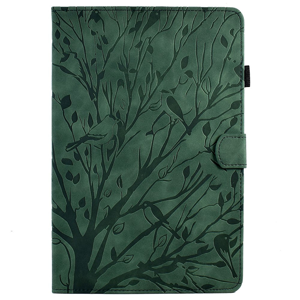 A7 For Lenovo Tab M11 / Xiaoxin Pad 11 2024 Case Solid Color  Auto Wake  /  Sleep Tablet Stand Cover - Green