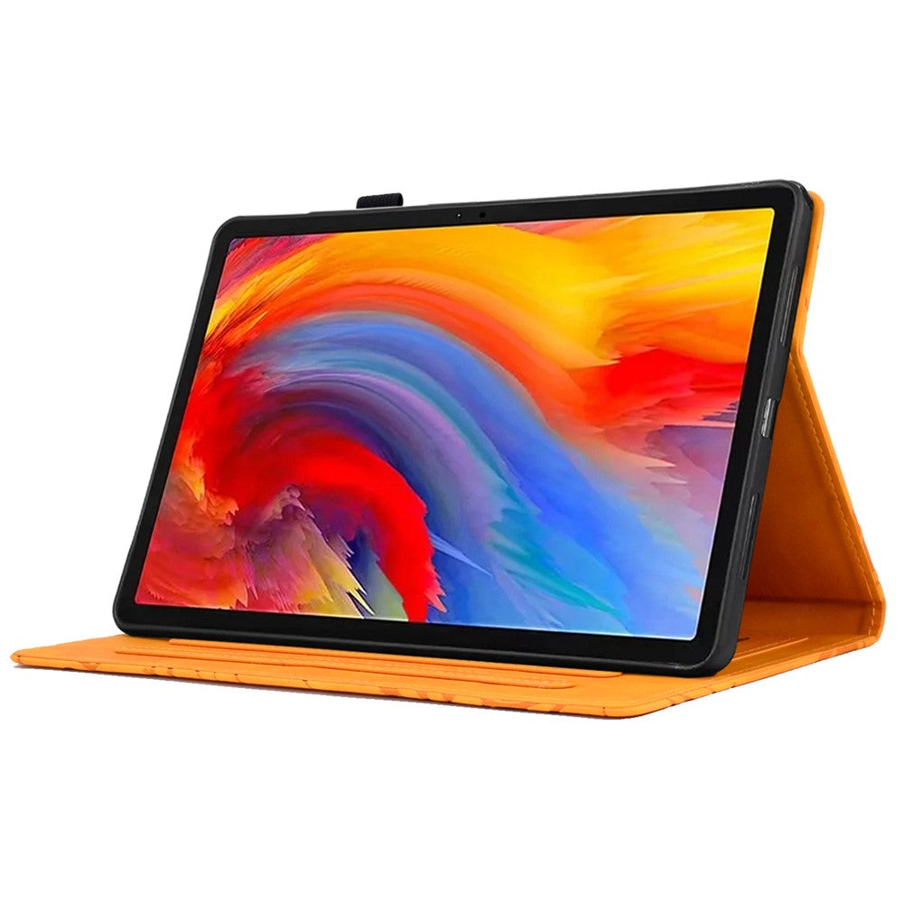 A7 For Lenovo Tab M11 / Xiaoxin Pad 11 2024 Case Solid Color  Auto Wake  /  Sleep Tablet Stand Cover - Khaki