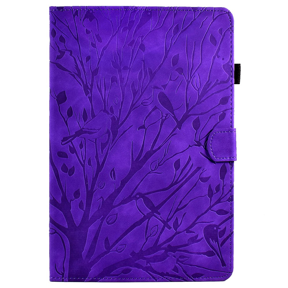 A7 For Lenovo Tab M11 / Xiaoxin Pad 11 2024 Case Solid Color  Auto Wake  /  Sleep Tablet Stand Cover - Purple