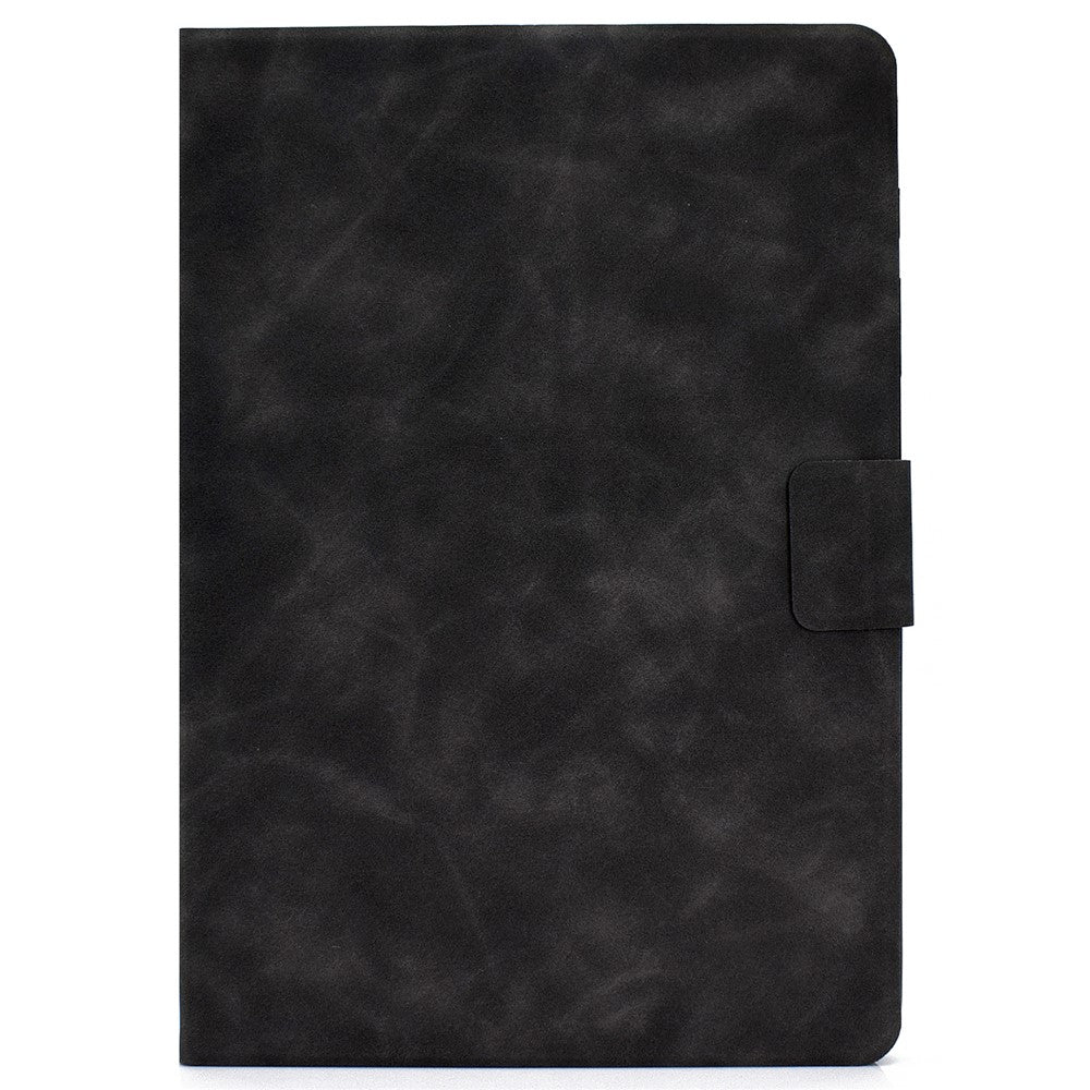 A4 For Lenovo Tab M11 / Xiaoxin Pad 11 2024 Case Card Holder Cowhide Texture Leather Tablet Cover - Grey