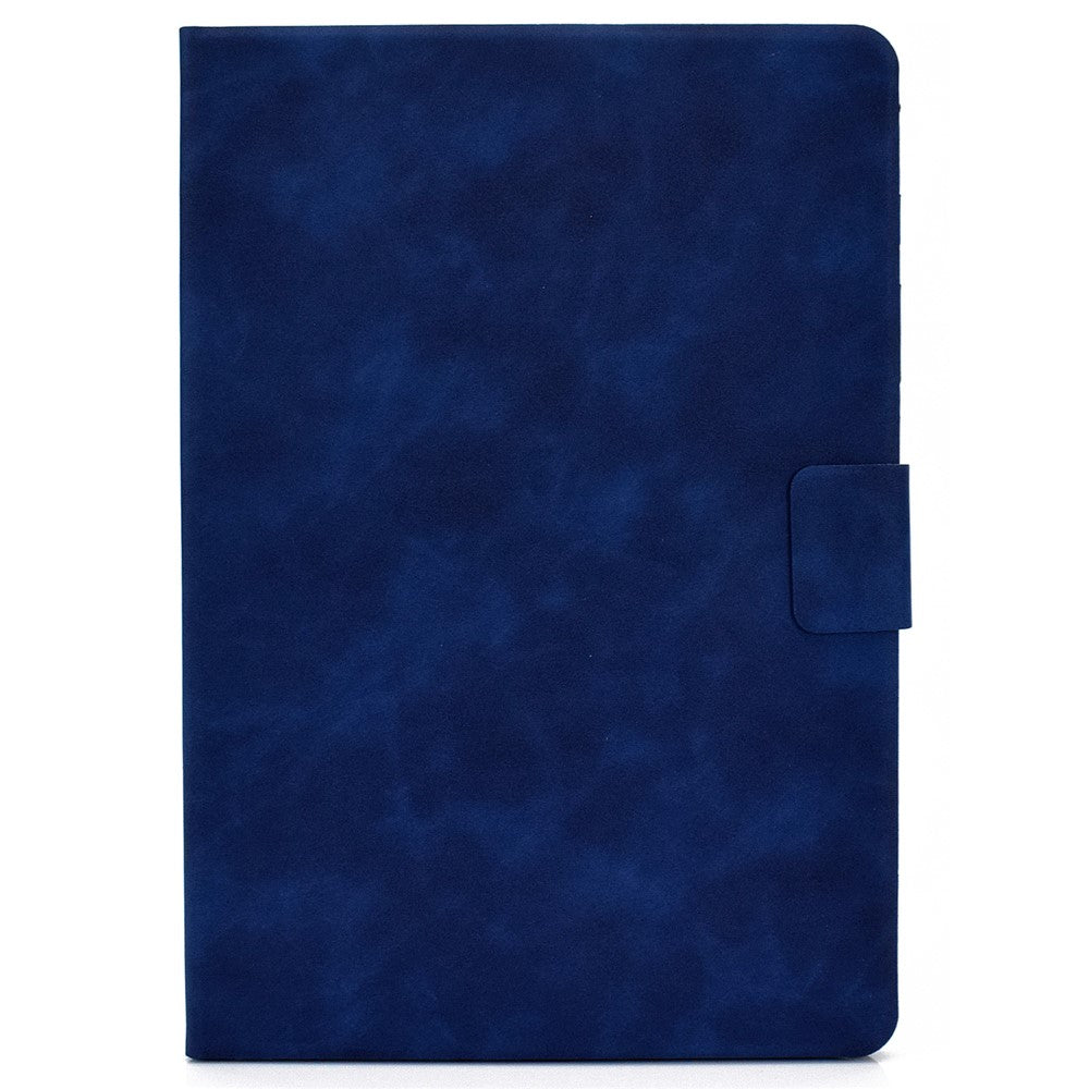 A4 For Lenovo Tab M11 / Xiaoxin Pad 11 2024 Case Card Holder Cowhide Texture Leather Tablet Cover - Blue