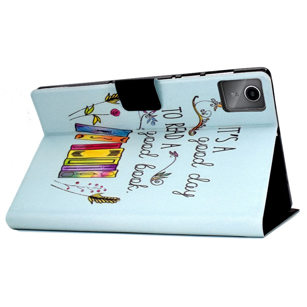 For Lenovo Tab M11 / Xiaoxin Pad 11 2024 Case Stand Pattern Printed Tablet Shell - Colorful Book