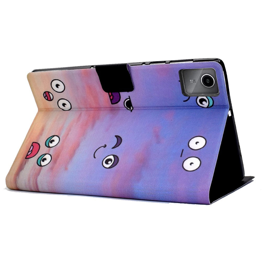 For Lenovo Tab M11 / Xiaoxin Pad 11 2024 Case Stand Pattern Printed Tablet Shell - Emotion