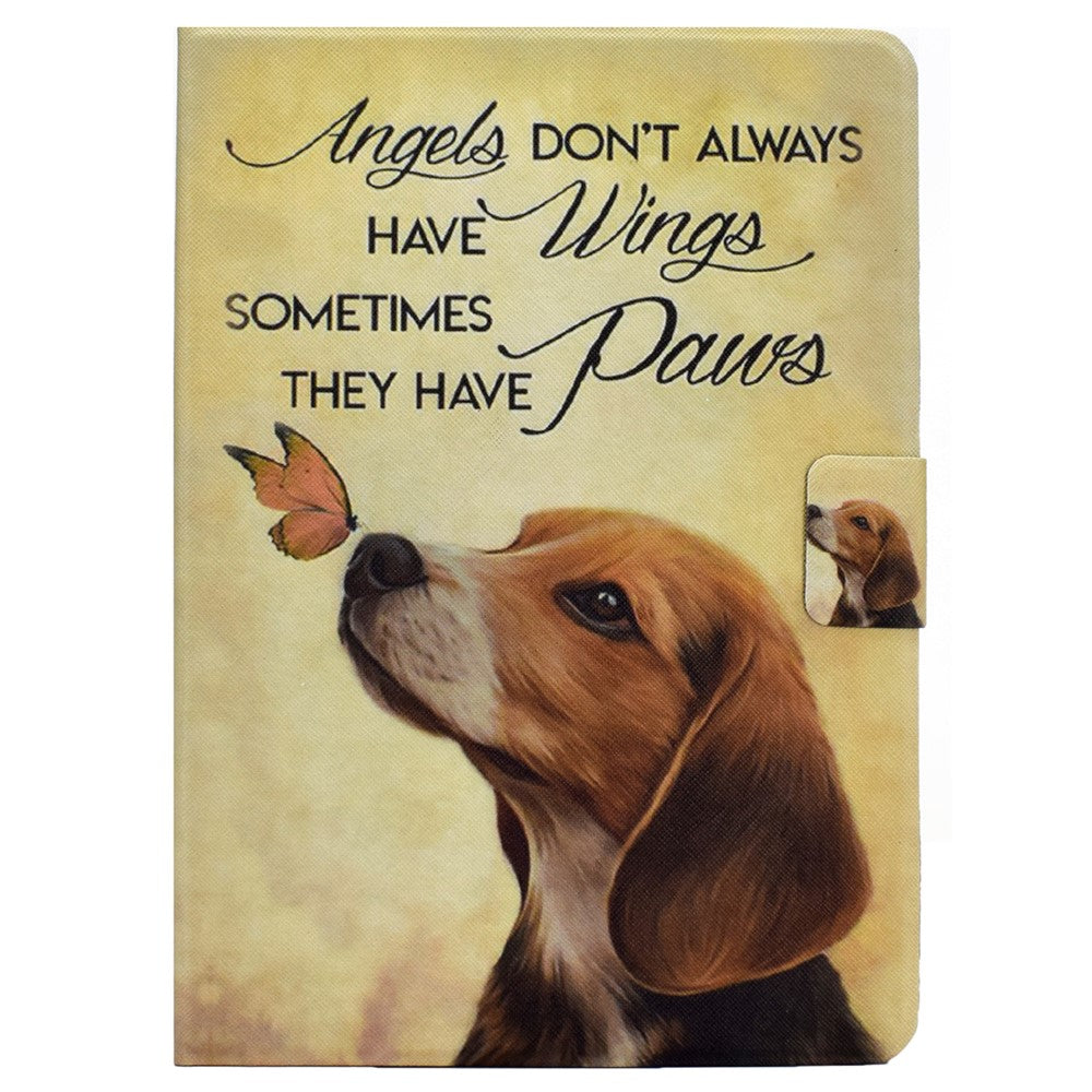 For Lenovo Tab M11 / Xiaoxin Pad 11 2024 Case Stand Pattern Printed Tablet Shell - Butterfly and Dog