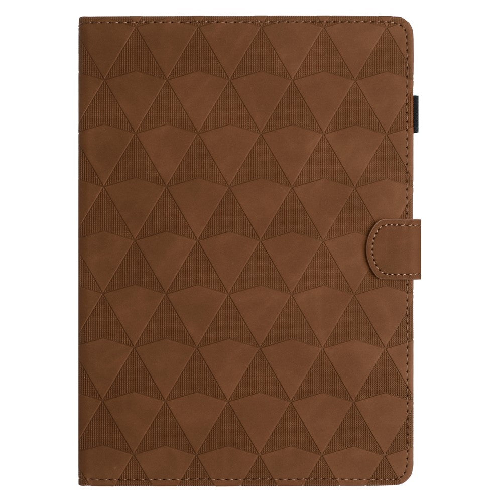 For Lenovo Tab M11 / Xiaoxin Pad 11 2024 Case Leather Stand Flip Tablet Cover with Card Holder - Brown