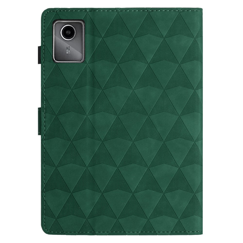 For Lenovo Tab M11 / Xiaoxin Pad 11 2024 Case Leather Stand Flip Tablet Cover with Card Holder - Green