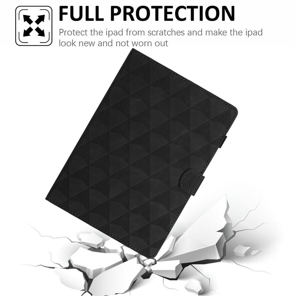 For Lenovo Tab M11 / Xiaoxin Pad 11 2024 Case Leather Stand Flip Tablet Cover with Card Holder - Black