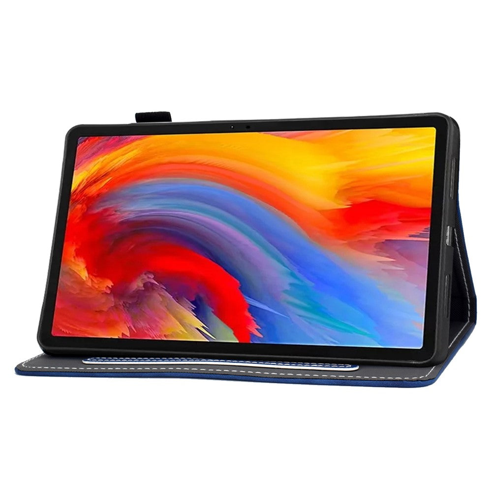For Lenovo Tab M11 / Xiaoxin Pad 11 2024 Tablet Cover Shockproof Leather Card Holder Stand Case - Blue