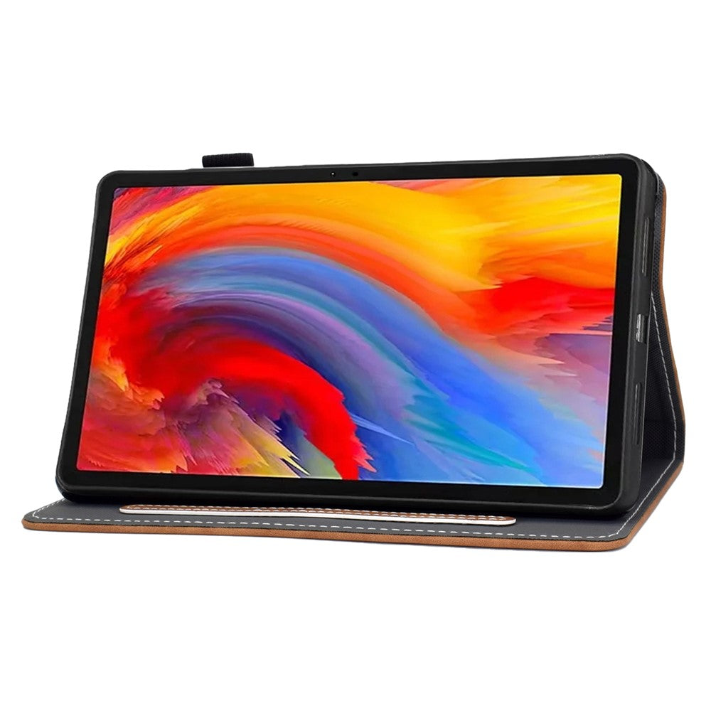 For Lenovo Tab M11 / Xiaoxin Pad 11 2024 Tablet Cover Shockproof Leather Card Holder Stand Case - Brown