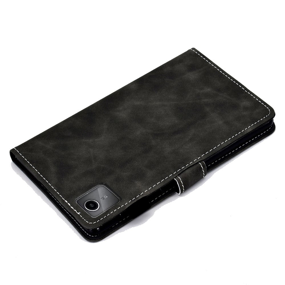 For Lenovo Tab M11 / Xiaoxin Pad 11 2024 Tablet Cover Shockproof Leather Card Holder Stand Case - Black