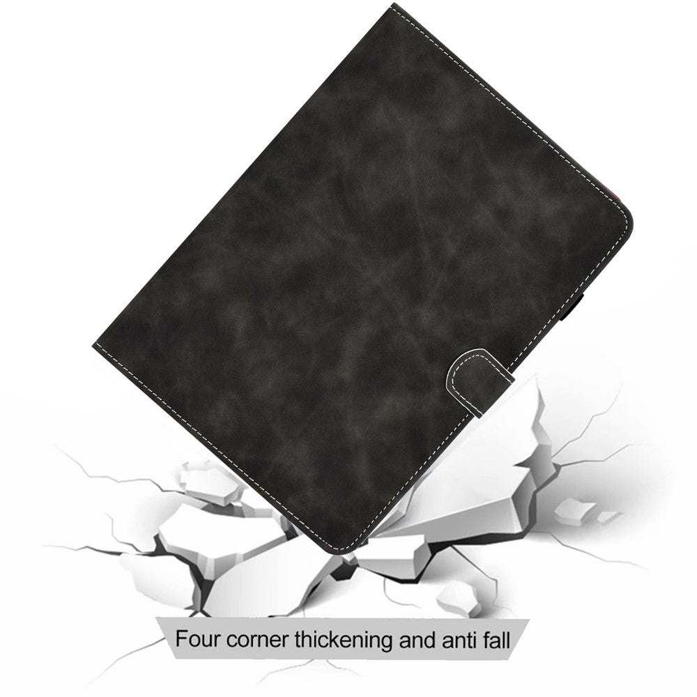 For Lenovo Tab M11 / Xiaoxin Pad 11 2024 Tablet Cover Shockproof Leather Card Holder Stand Case - Black