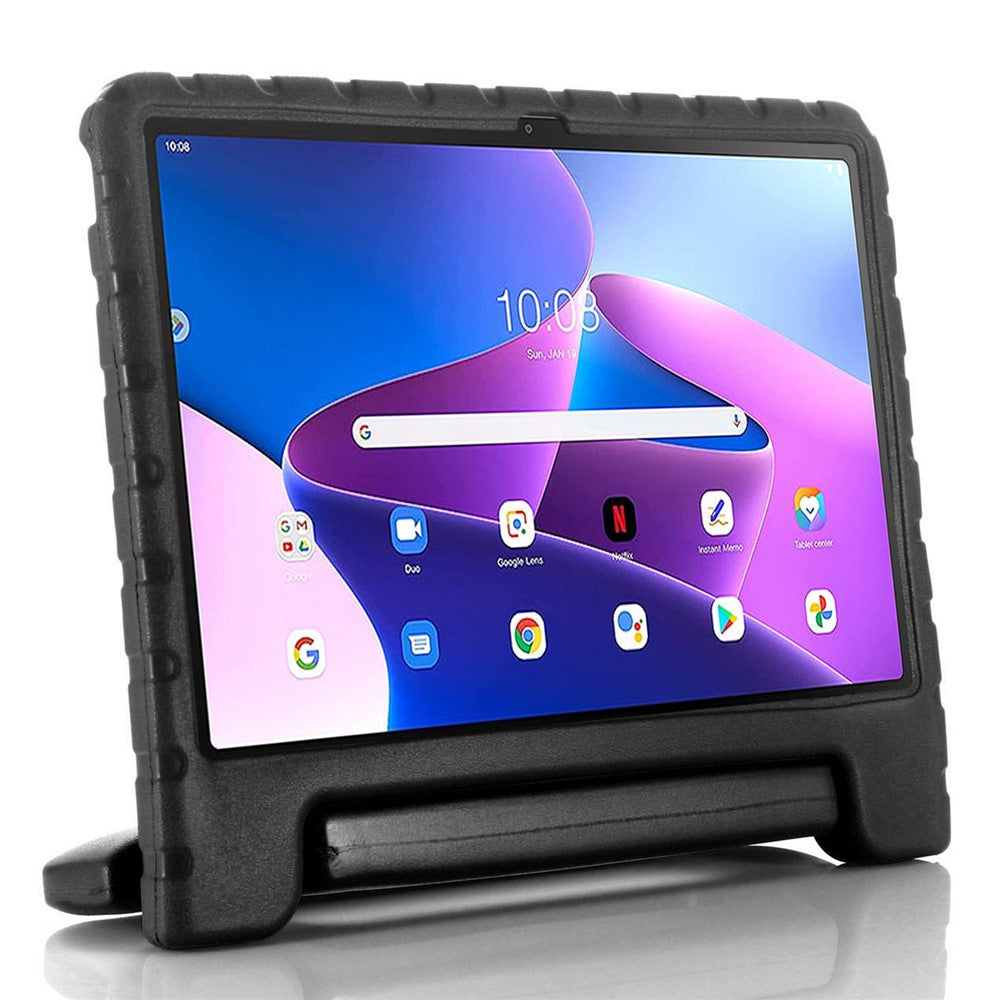For Lenovo Tab M11  /  Xiaoxin Pad 11 2024 Case Handle Kickstand EVA Tablet Cover - Black
