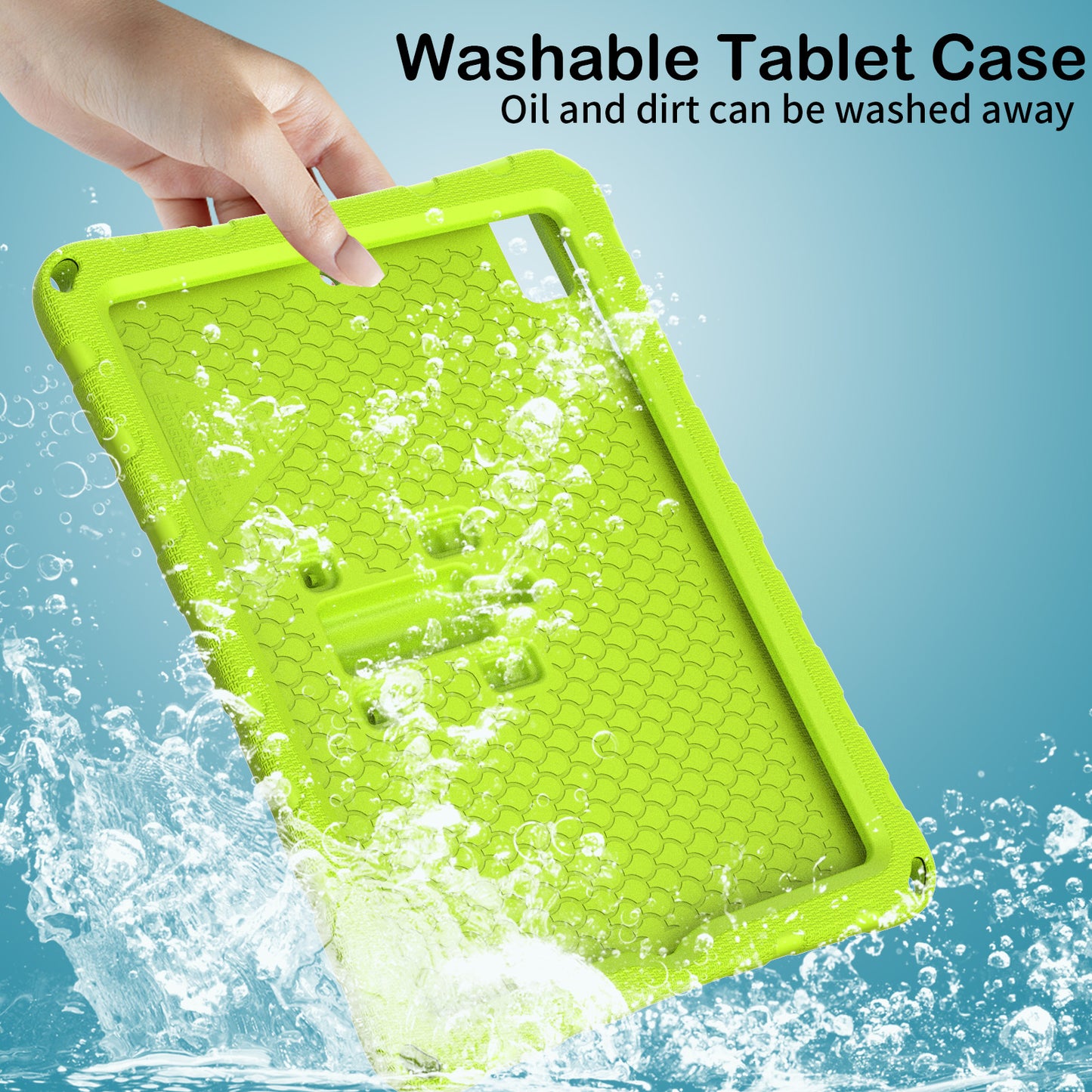 For iPad 10.2 (2021) / (2020) / (2019) / iPad Air 10.5 inch (2019) Case Butterfly Kickstand EVA Tablet Cover with Lanyard - Green