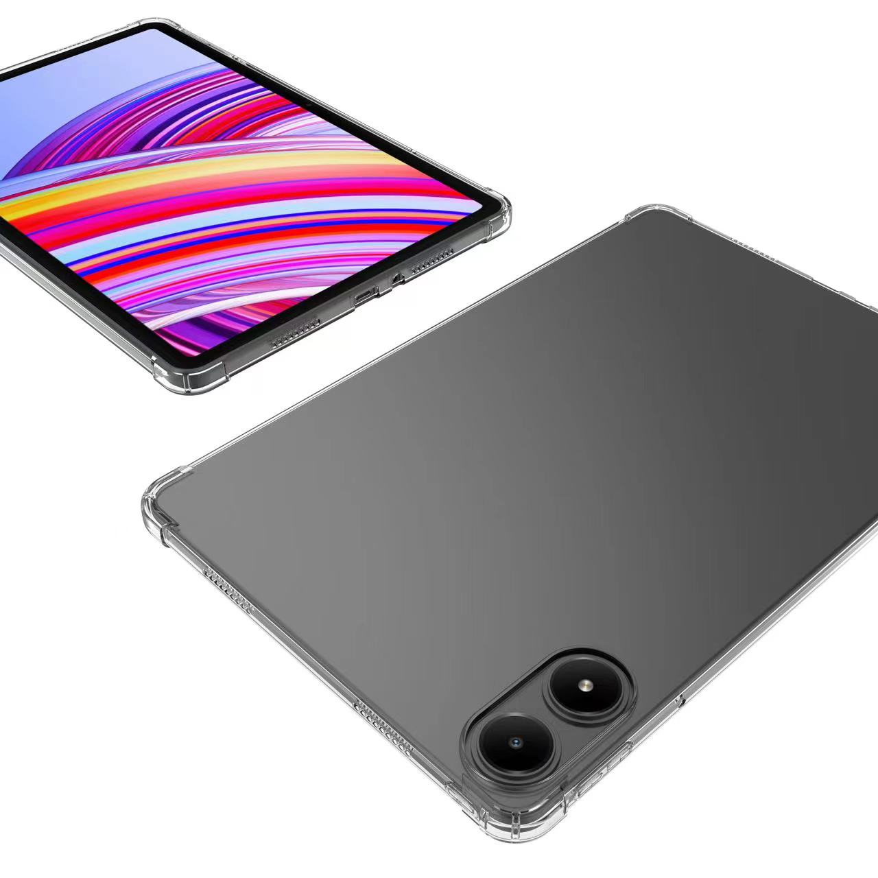 For Xiaomi Redmi Pad Pro Case Four Corner Protection Transparent Tablet TPU Cover
