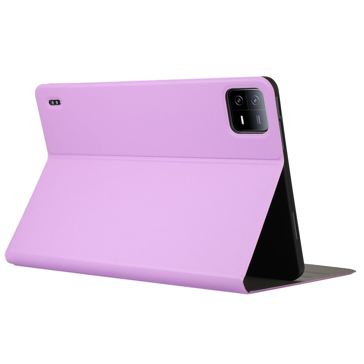For Xiaomi Pad 6S Pro 12.4 Tablet Case Anti-Drop PU Leather Flip Cover - Purple