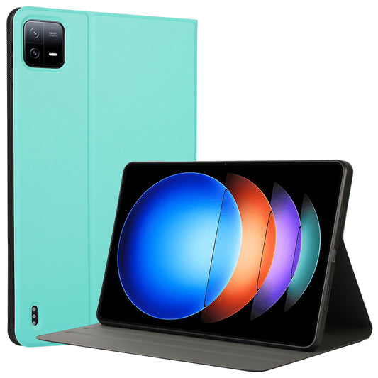 For Xiaomi Pad 6S Pro 12.4 Tablet Case Anti-Drop PU Leather Flip Cover - Green