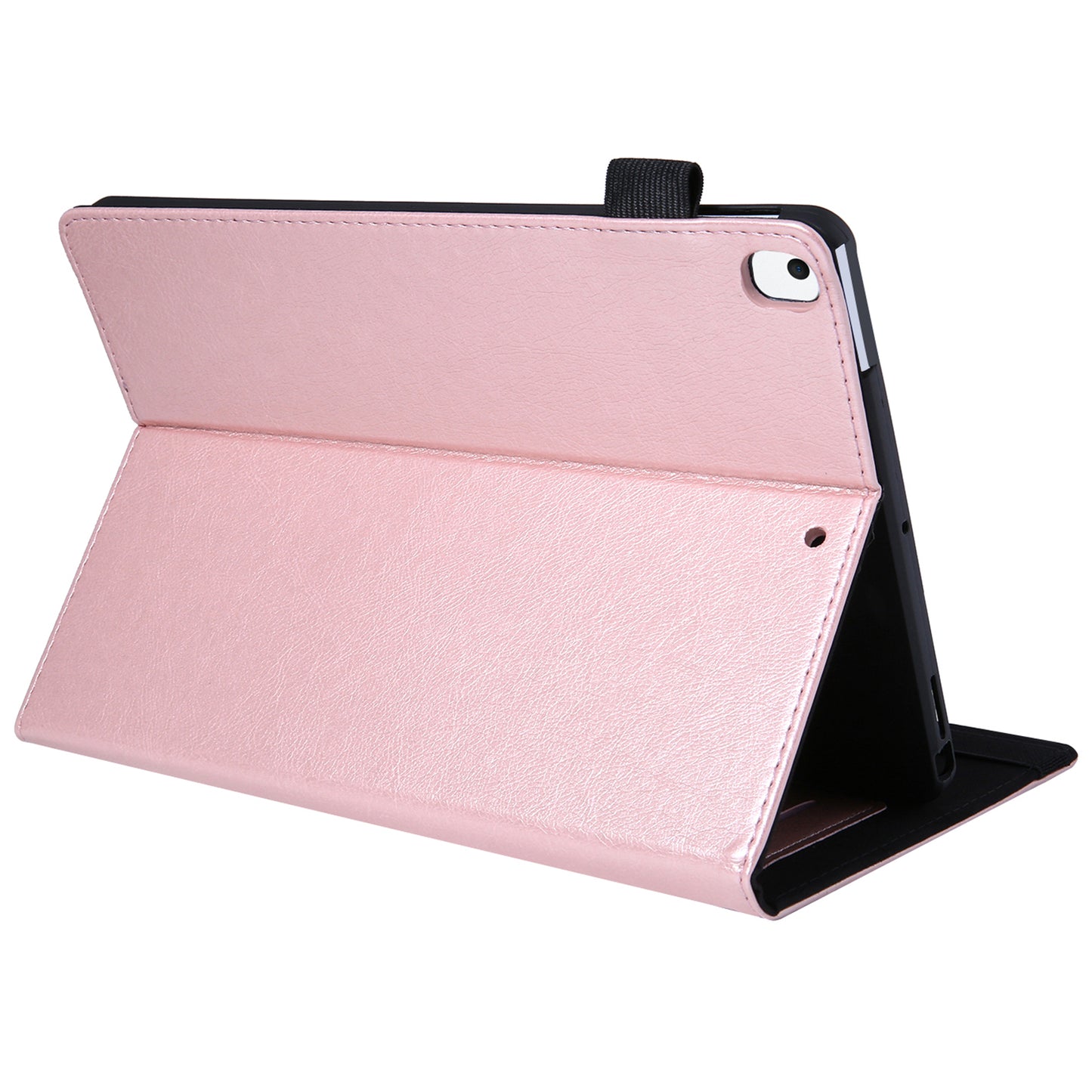 For iPad 10.2 (2021) / (2020) / (2019) / iPad Air 10.5 inch (2019) / Pro 10.5-inch (2017) Case Card Slots Leather Tablet Cover - Rose Gold