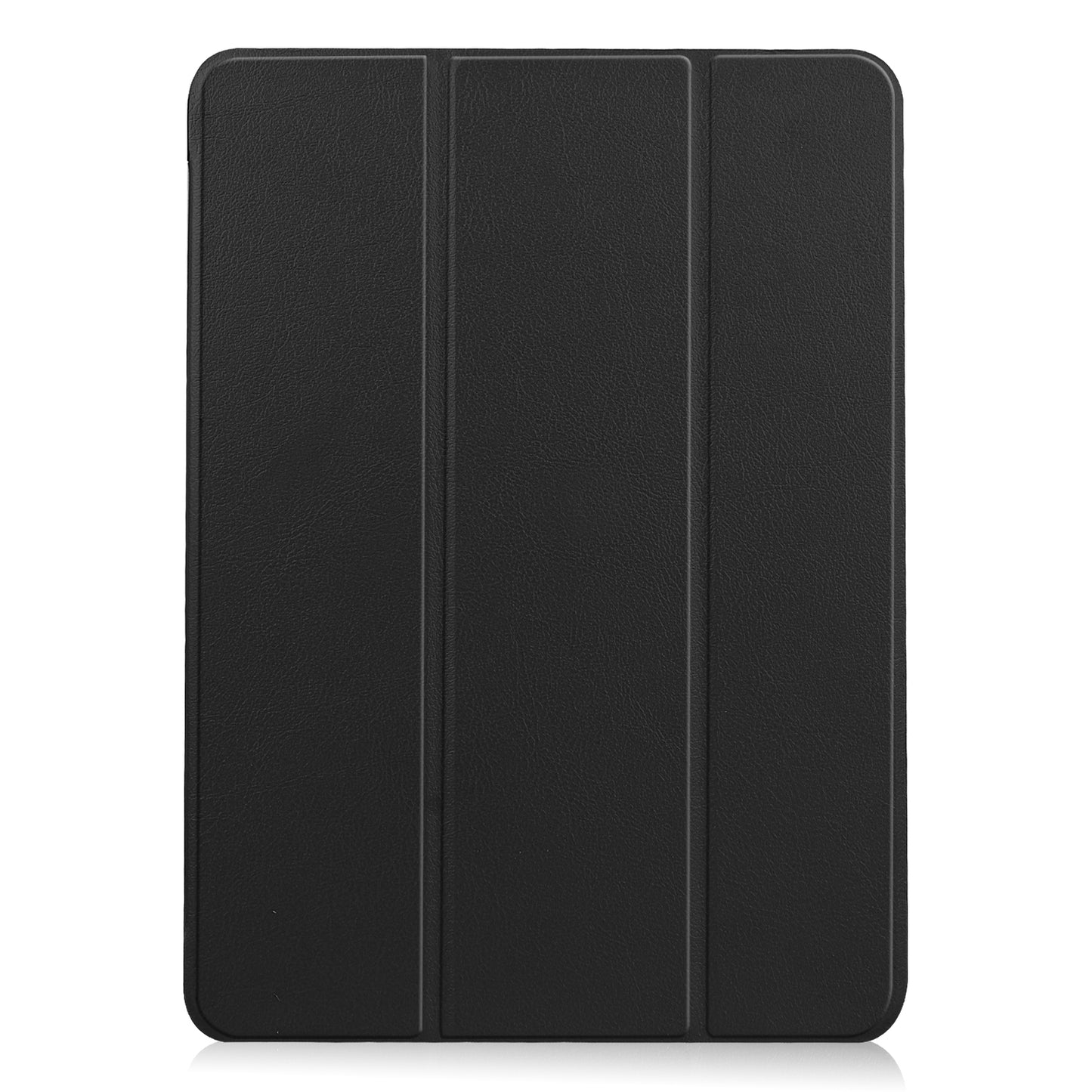 For iPad Air 13 (2024) Case Auto Wake  /  Sleep Tri-fold Stand Leather Tablet Cover - Black