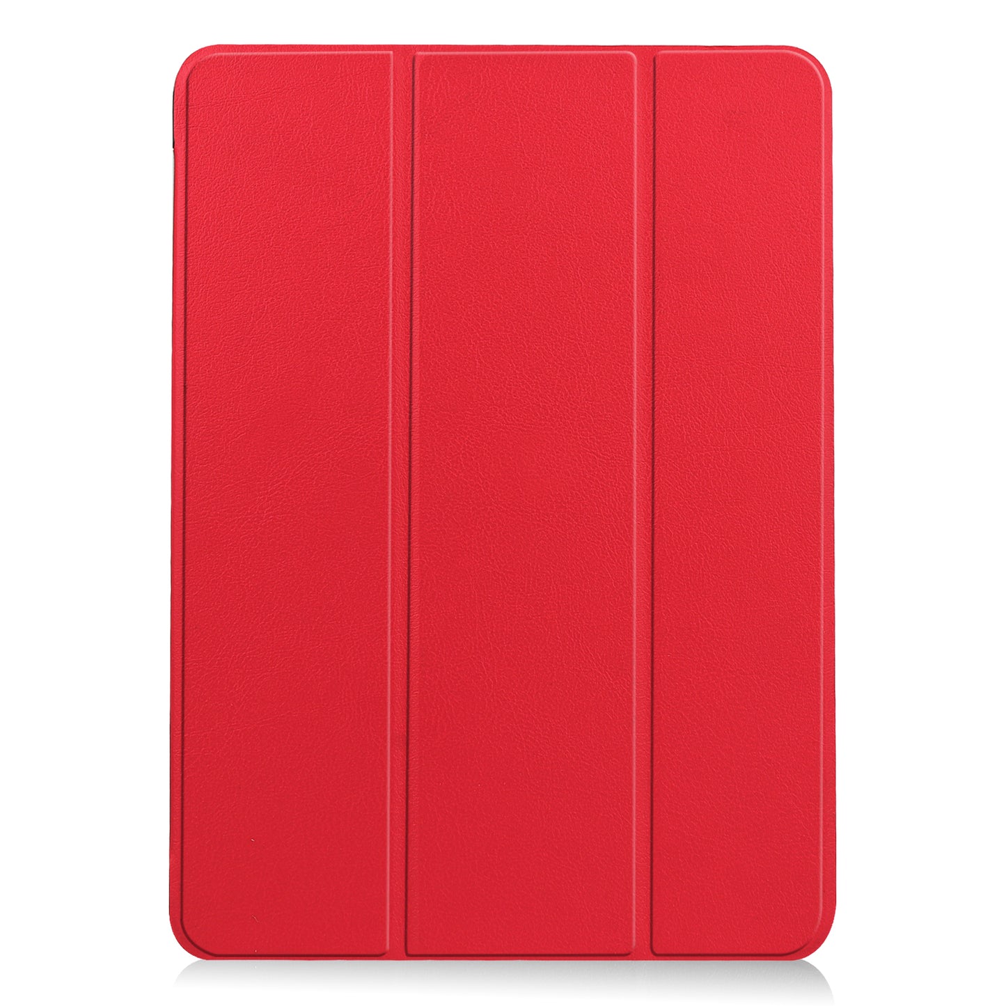 For iPad Air 13 (2024) Case Auto Wake  /  Sleep Tri-fold Stand Leather Tablet Cover - Red
