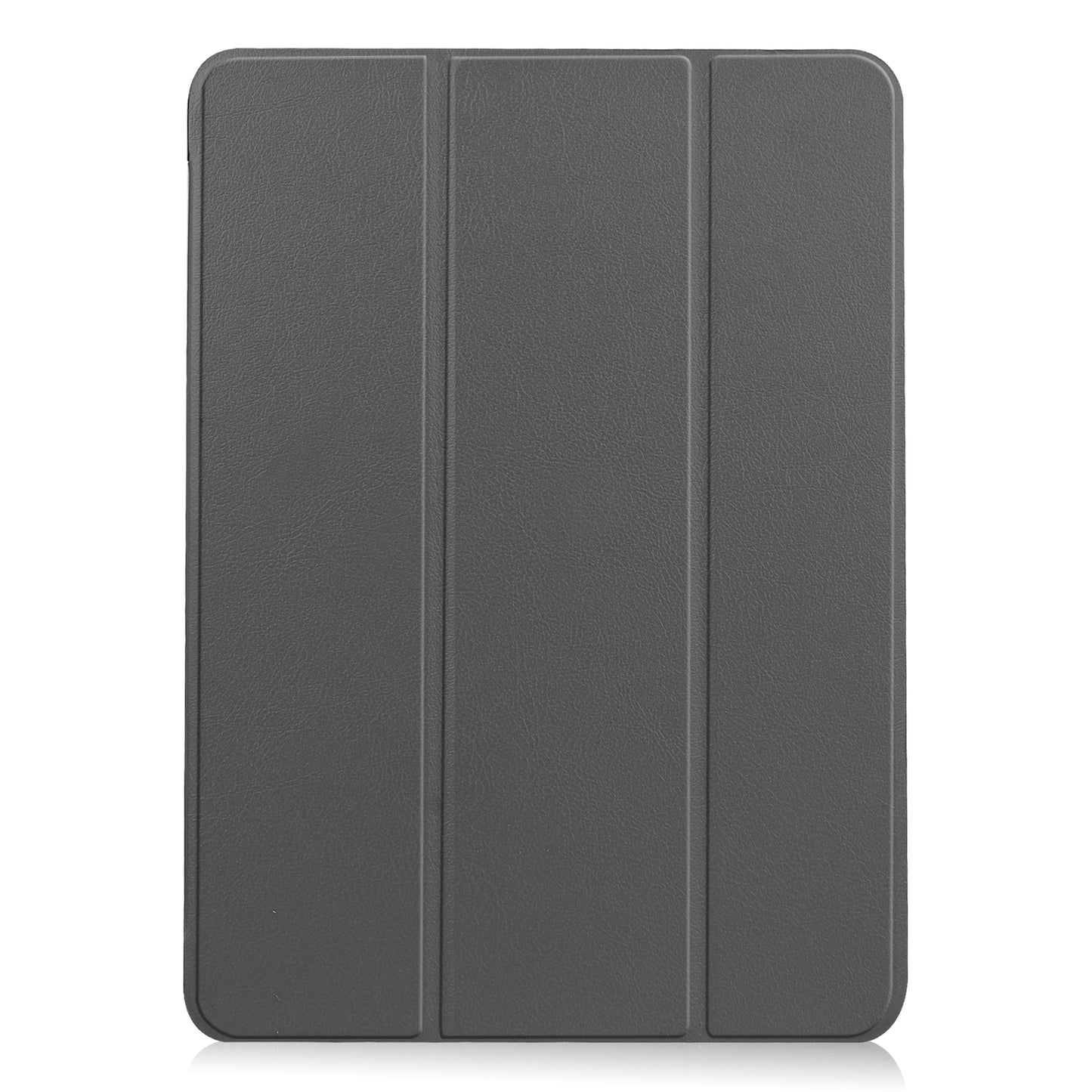 For iPad Air 13 (2024) Case Auto Wake  /  Sleep Tri-fold Stand Leather Tablet Cover - Grey