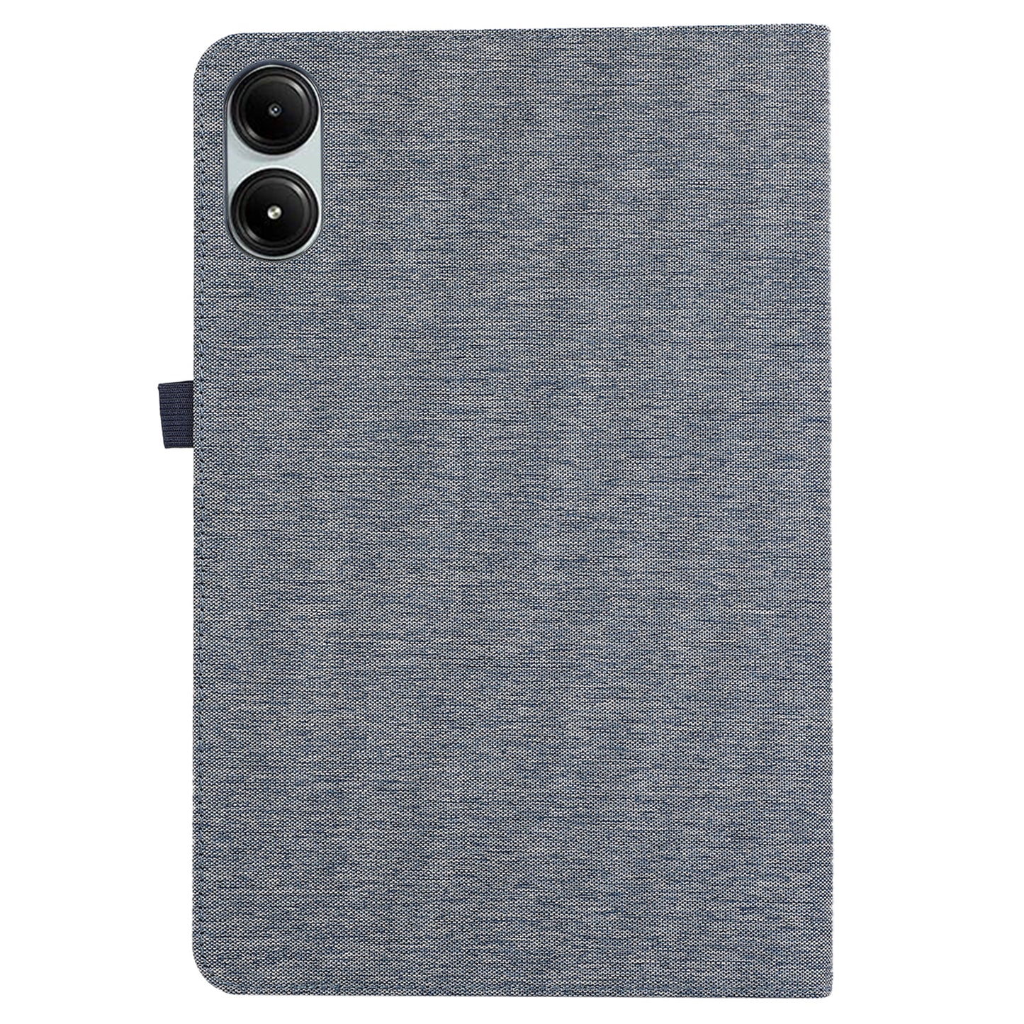 For Xiaomi Redmi Pad Pro Card Holder Cloth Texture Leather Case Tablet Stand Cover - Blue