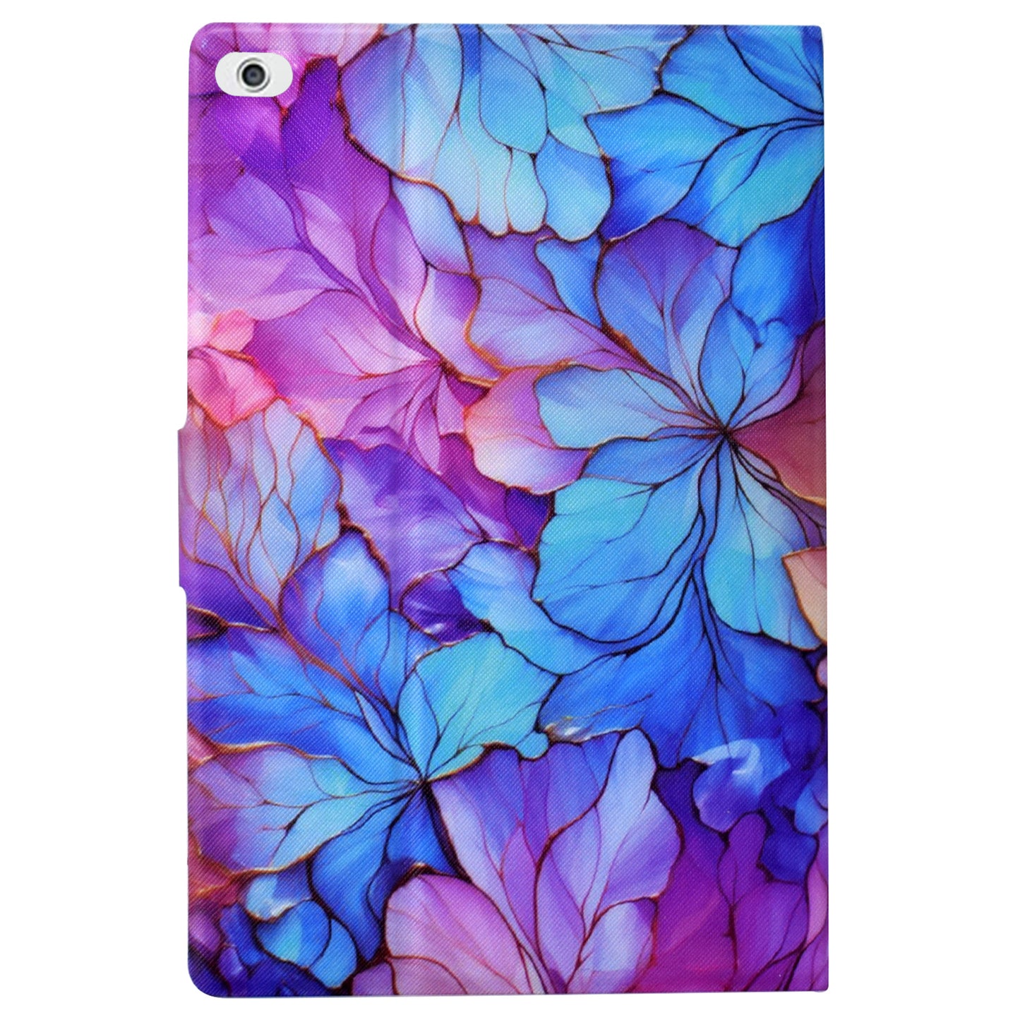 For iPad Mini / Mini 2 / mini 3 / mini 4 / mini (2019) 7.9 inch Case PU Leather Pattern Printed Cover with Card Holder - Petal