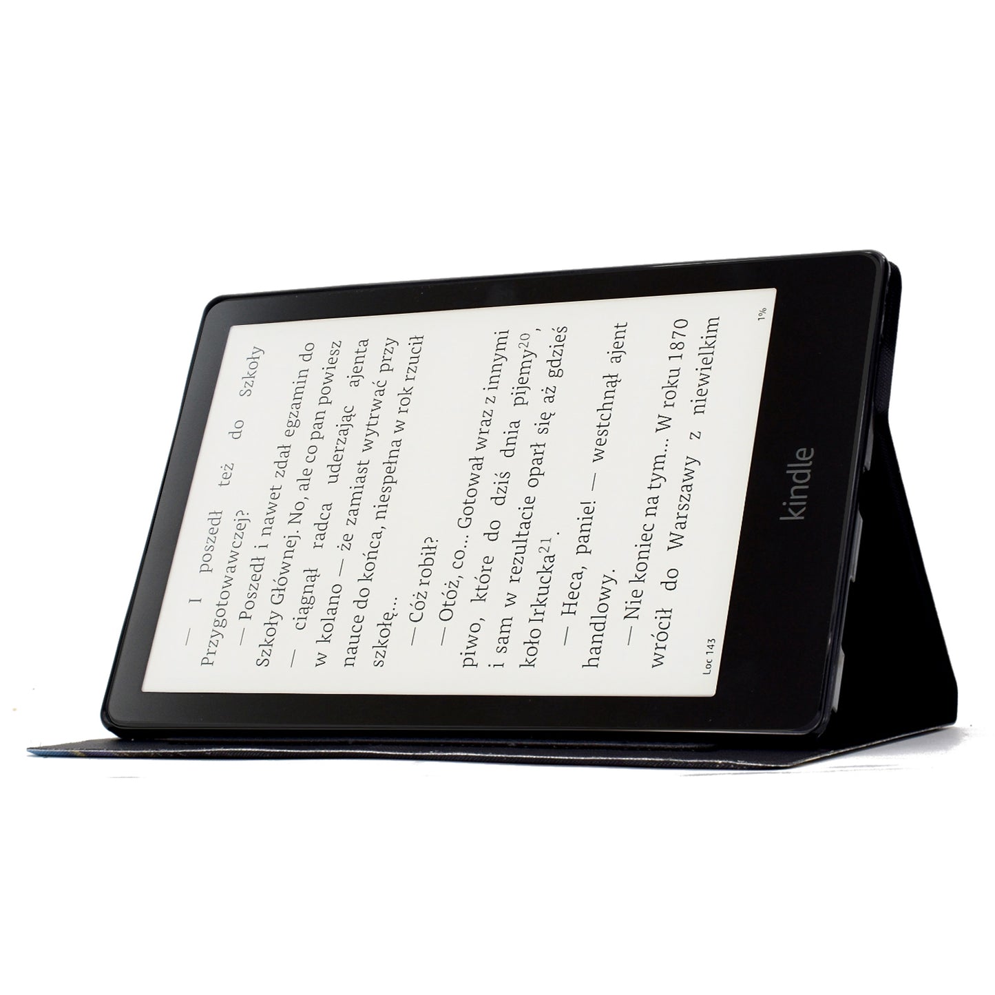 For Amazon Kindle Paperwhite (2021) Case Card Slot Pattern Printing Leather E-Reader Cover - Golden Pineapple