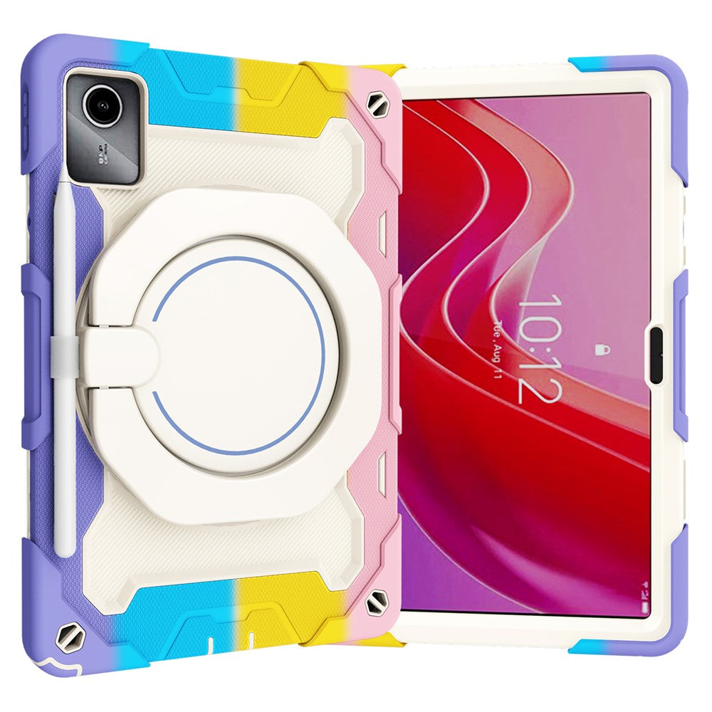 For Lenovo Tab M11 / Tab K11 Wholesale Tablet Case PC+Silicone Cover with Kickstand - Colorful Pink