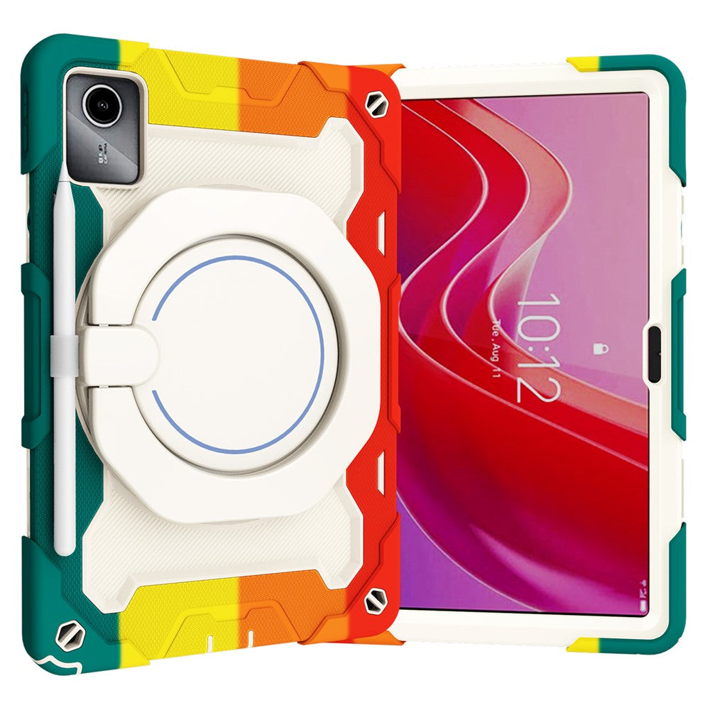 For Lenovo Tab M11 / Tab K11 Wholesale Tablet Case PC+Silicone Cover with Kickstand - Colorful Red