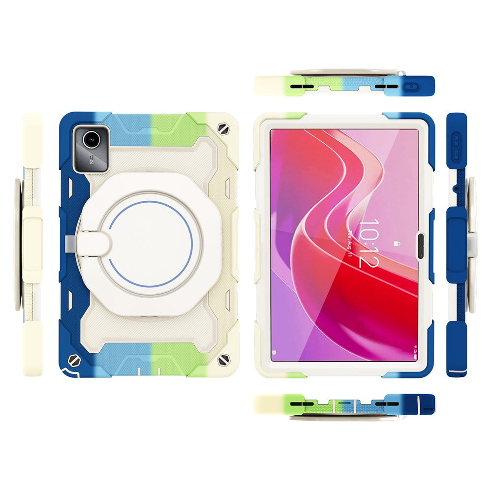 For Lenovo Tab M11 / Tab K11 Wholesale Tablet Case PC+Silicone Cover with Kickstand - Colorful Blue