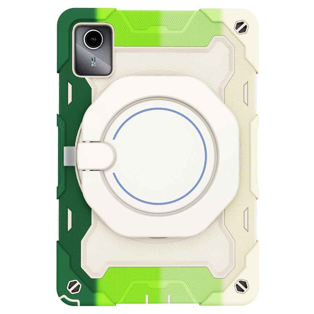 For Lenovo Tab M11 / Tab K11 Wholesale Tablet Case PC+Silicone Cover with Kickstand - Colorful Green