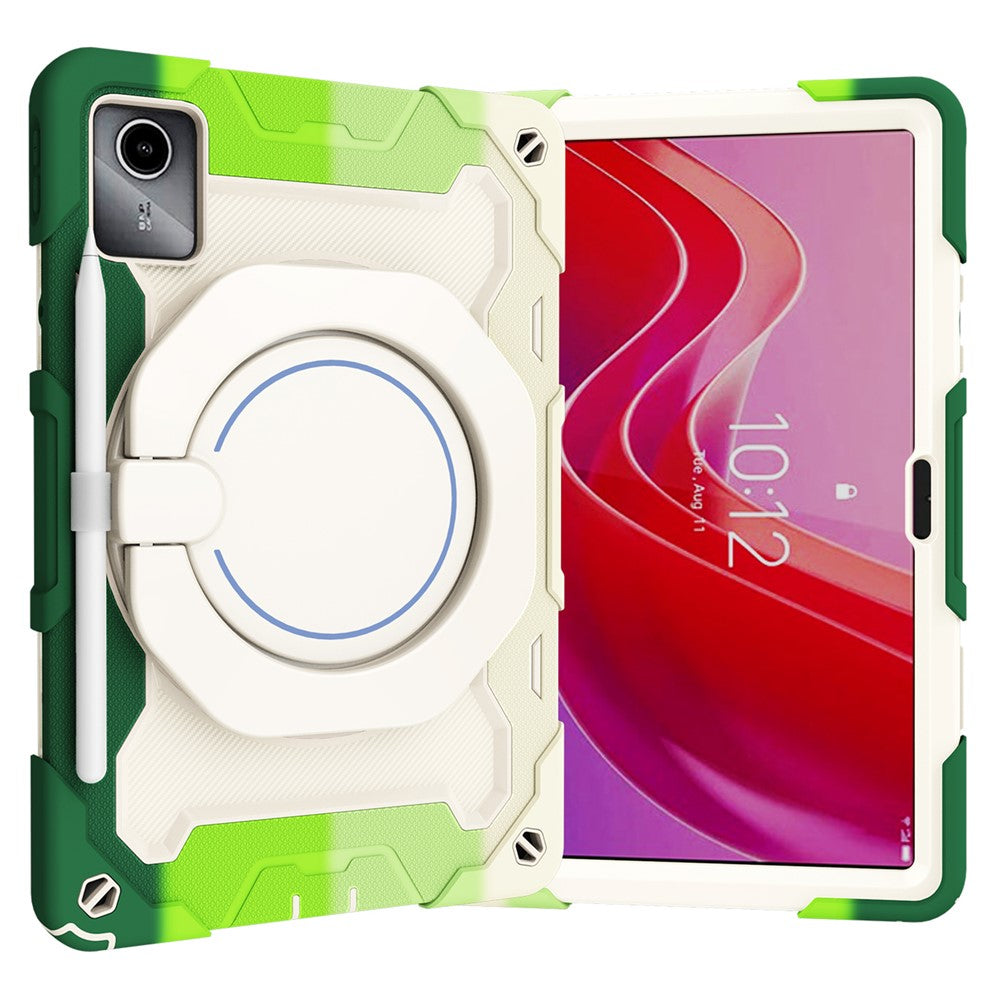 For Lenovo Tab M11 / Tab K11 Wholesale Tablet Case PC+Silicone Cover with Kickstand - Colorful Green