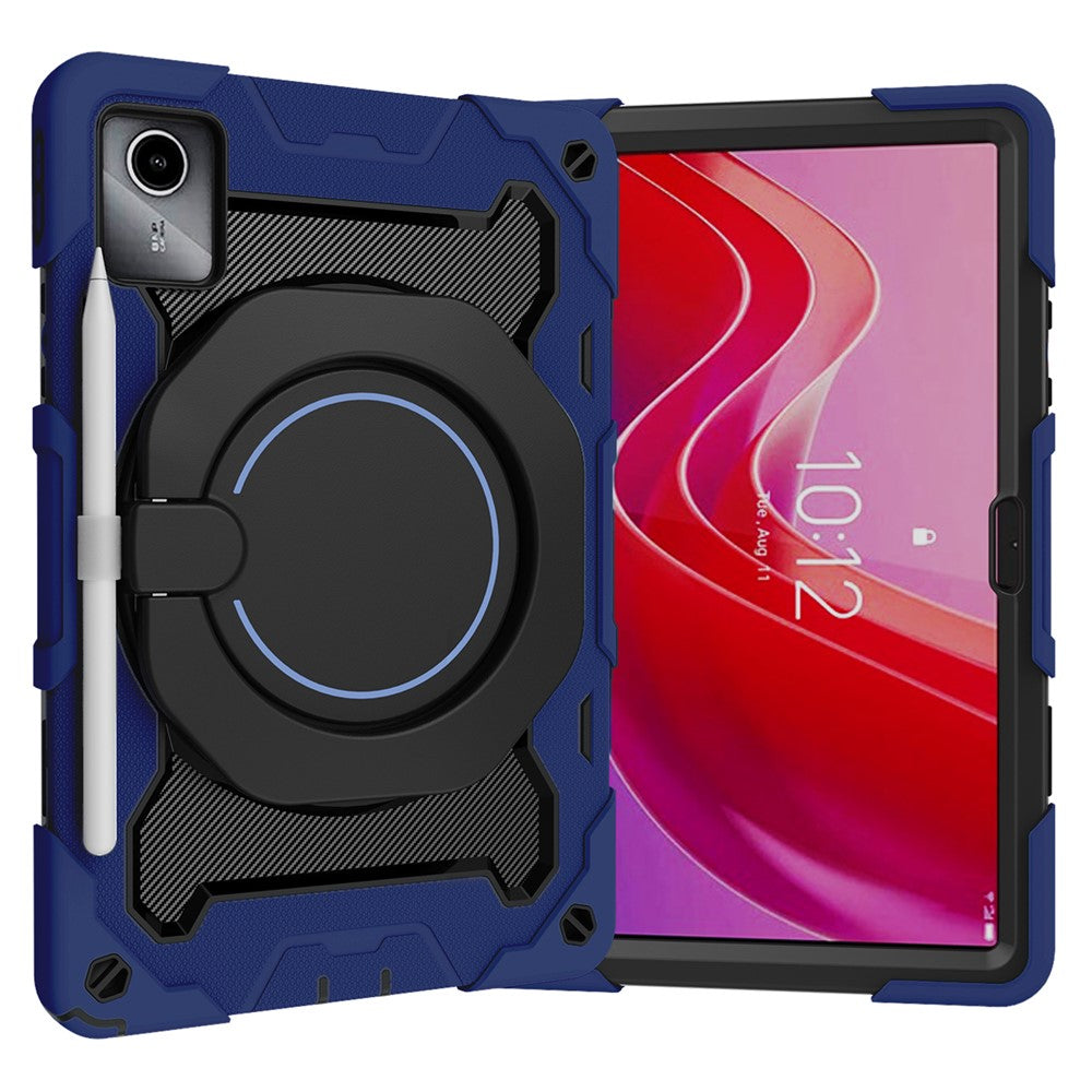 For Lenovo Tab M11 / Tab K11 Wholesale Tablet Case PC+Silicone Cover with Kickstand - Navy Blue