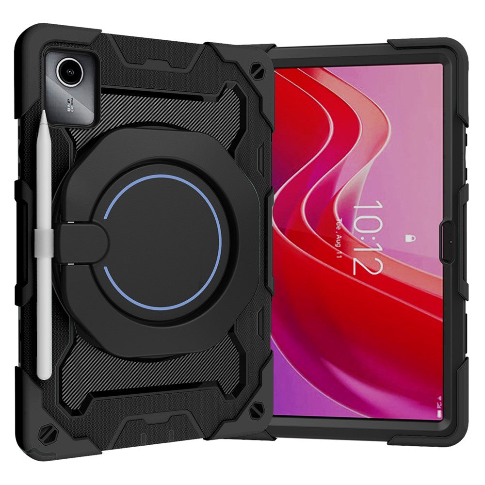 For Lenovo Tab M11 / Tab K11 Wholesale Tablet Case PC+Silicone Cover with Kickstand - Black