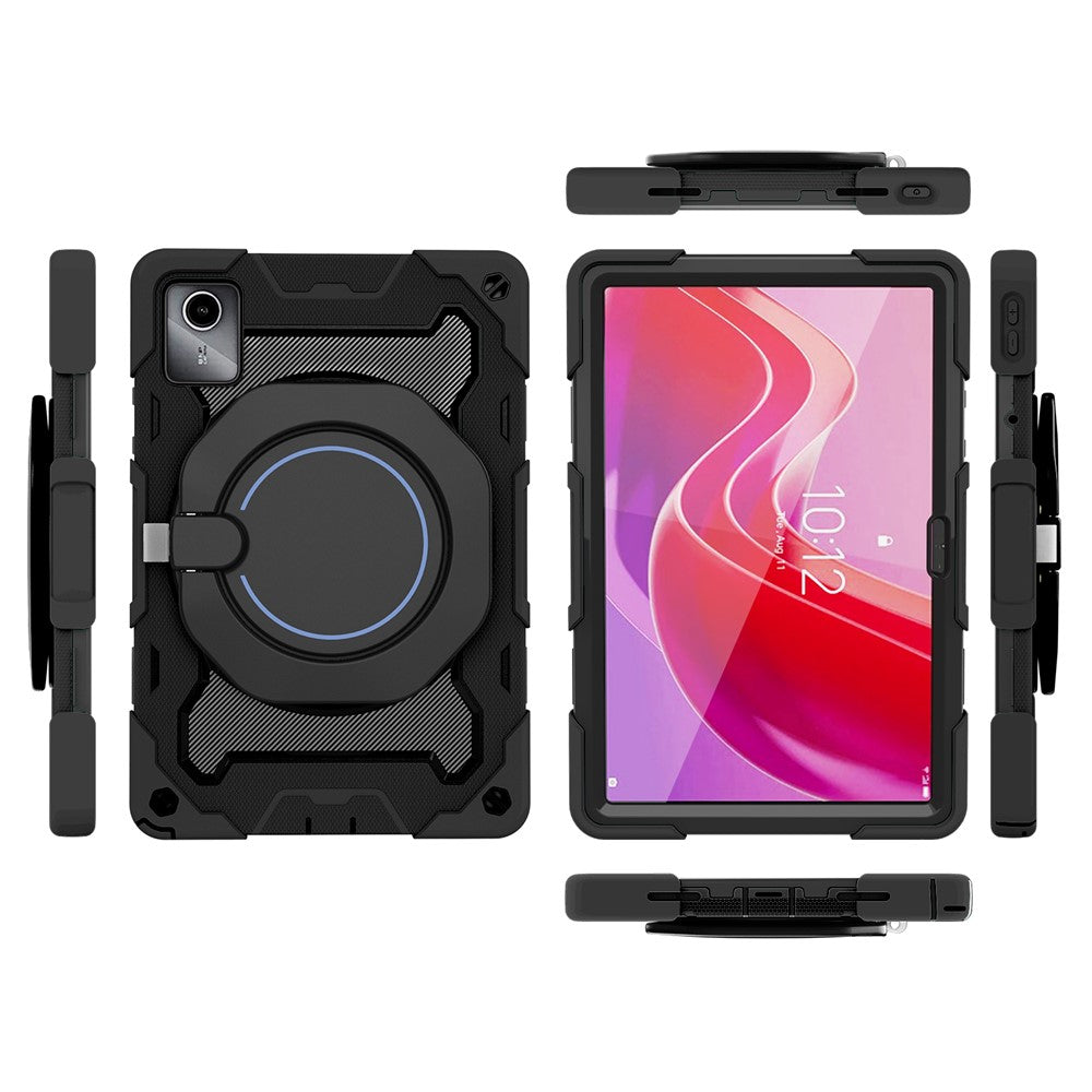 For Lenovo Tab M11 / Tab K11 Wholesale Tablet Case PC+Silicone Cover with Kickstand - Black