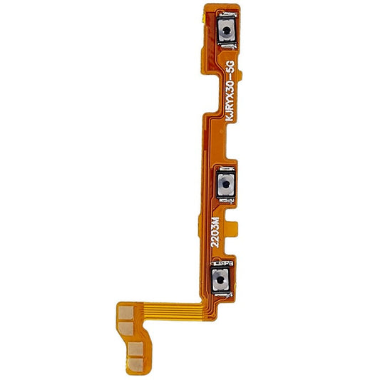For Honor X30 Power On/Off and Volume Flex Cable Replace Part (without Logo)