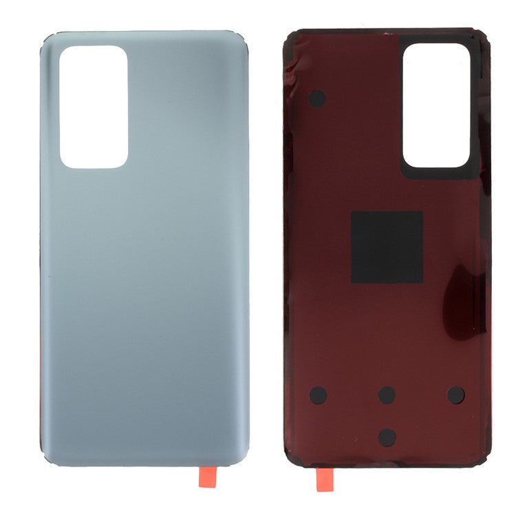 Phone Battery Housing with Adhesive Sticker for Huawei P40 - Silver