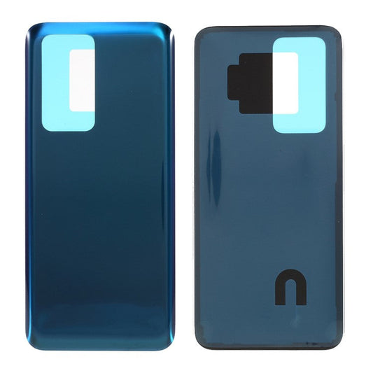 Battery Housing Back Cover with Adhesive Sticker for Huawei P40 Pro - Blue