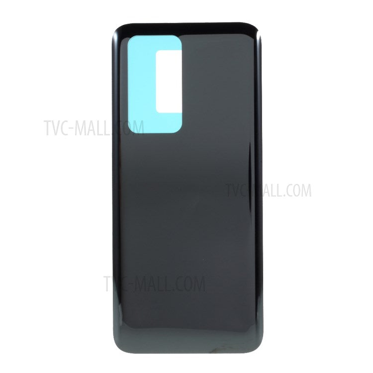Battery Housing Back Cover with Adhesive Sticker for Huawei P40 Pro - Black